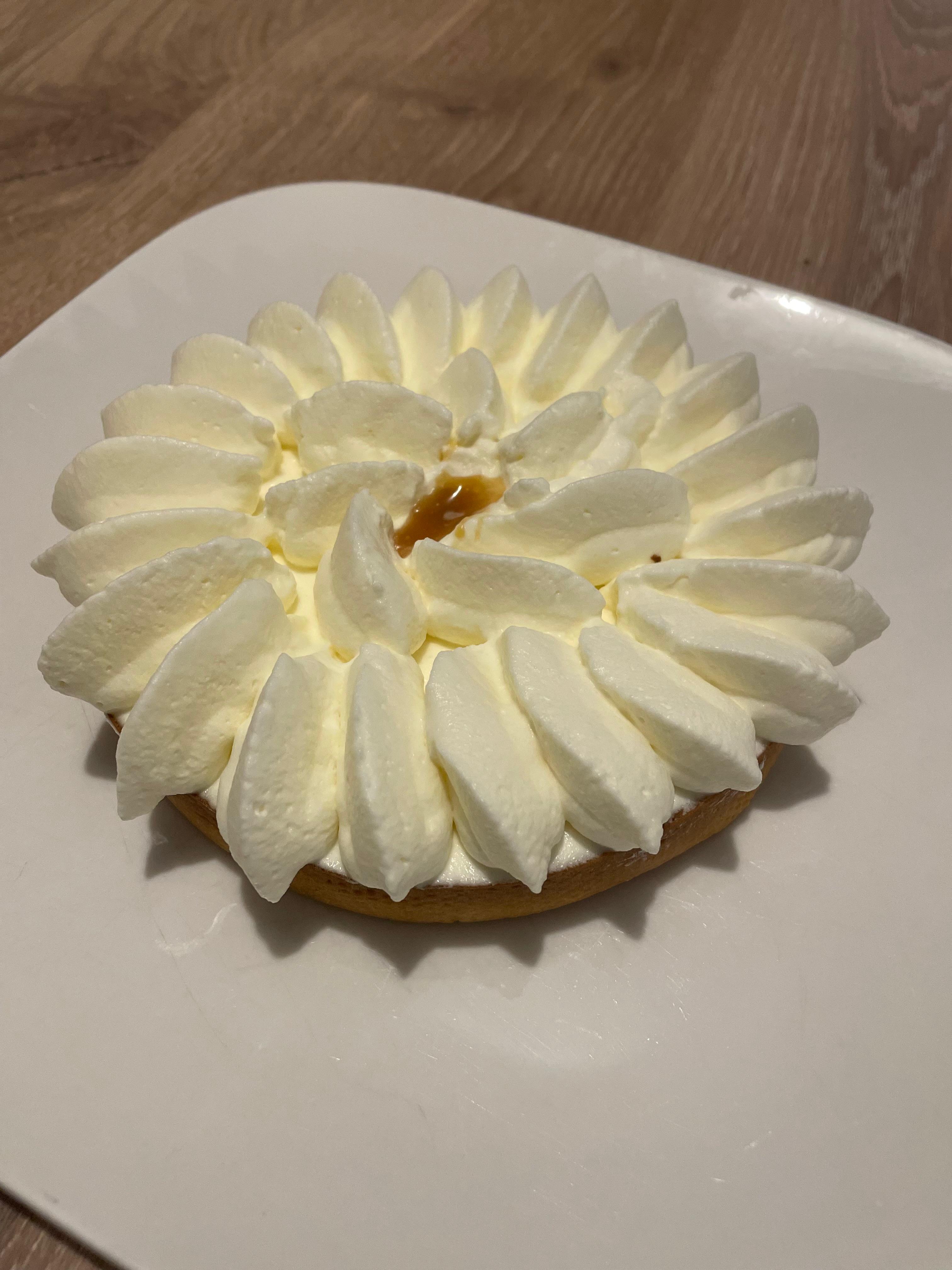 Tarte à la crème pétale, Ethan Pâtisserie